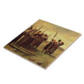 Polnische Insurrectionists des Aufstands 1863 (Öl Fliese (Seite)