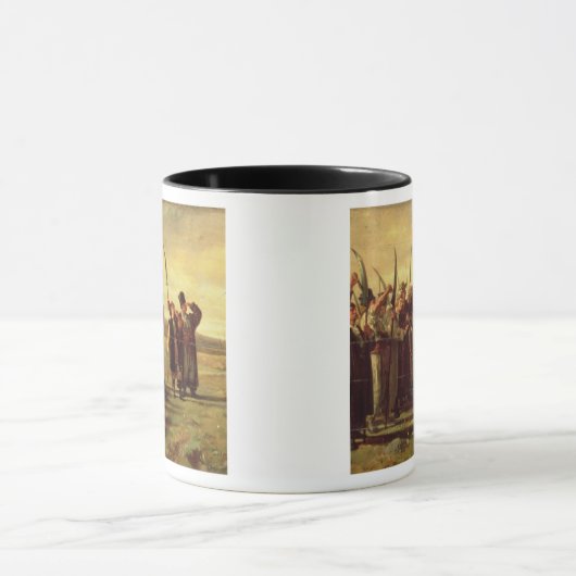 Polnische Insurrectionists des Aufstands 1863 (Öl Tasse (Zentrum)