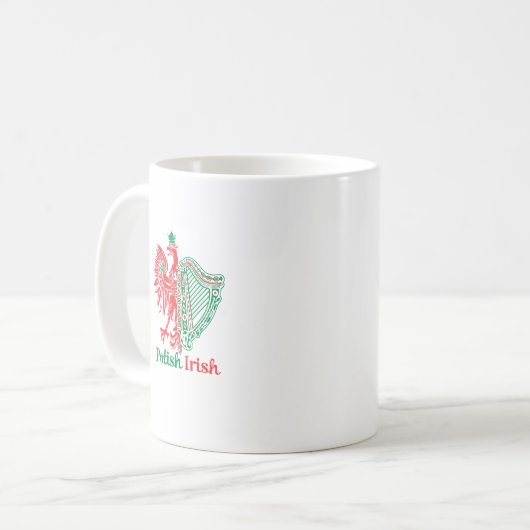 Polnische Iren Kaffeetasse (Vorderseite Links)