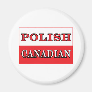 Polnische kanadische Flagge Magnet