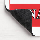 Polnische kanadische Flagge Mousepad (Ecke)