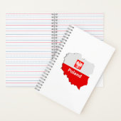 Polnische Karte iPad Luftfall Notizblock (Innen)
