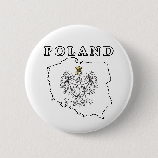 Polnische Karte mit Eagle Button (Vorderseite)