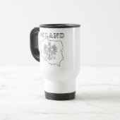 Polnische Karte mit Eagle Reisebecher (Vorderseite Links)