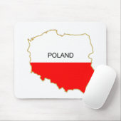 Polnische Karte Mousepad (Mit Mouse)