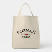 Polnische Koordinaten Poznan Polska (Polen) Tragetasche (Rückseite)