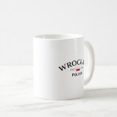 Polnische Koordinaten von Breslau Polska (Polen) Kaffeetasse (VorderseiteRechts)