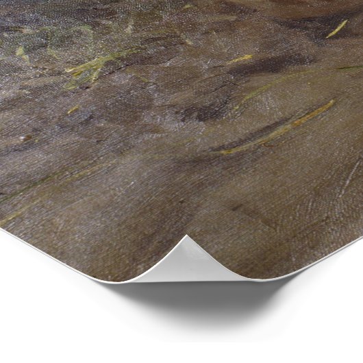 Polnische Lancer attackieren Russen, 1920 Poster (Ecke)