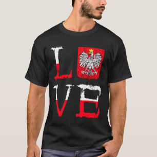 Polnische Liebe Polen polnischer Adler Polnischer  T-Shirt