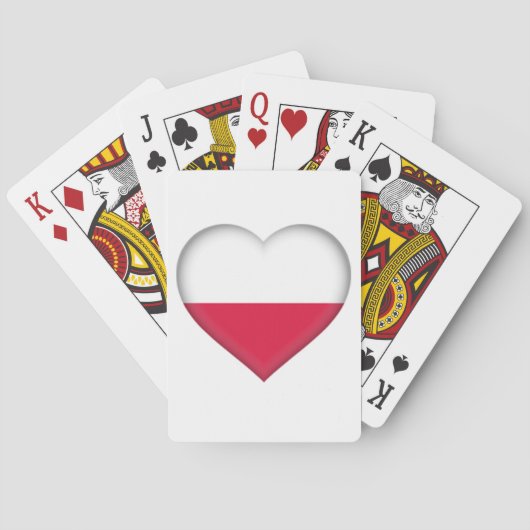 Polnische Liebe Spielkarten (Rückseite)