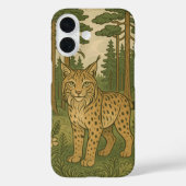Polnische Luchs-Wald-Volkskunst Case-Mate iPhone Hülle (Rückseite)
