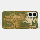 Polnische Luchs-Wald-Volkskunst Case-Mate iPhone Hülle (Rückseite (Horizontal))