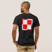 Polnische Luftwaffe T-Shirt (Schwarz voll)