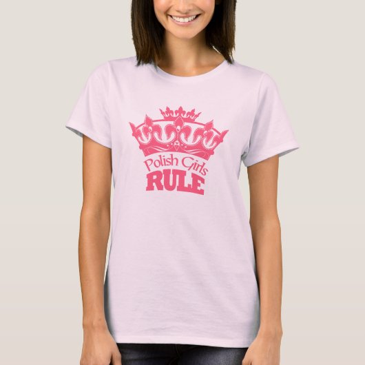 Polnische Mädchen-Regel T-Shirt (Vorderseite)