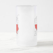 Polnische Mädchen tun es Bestes! Mattglas Bierglas (Mittel)