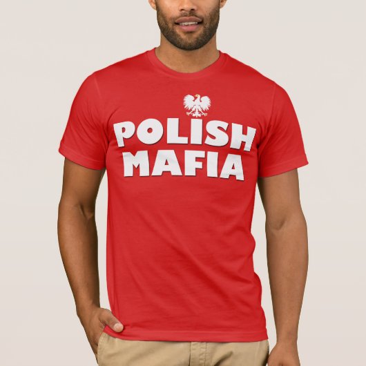 POLNISCHE MAFIA T-Shirt (Vorderseite)