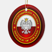 Polnische Medaille Keramikornament (Links)