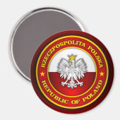 Polnische Medaille Magnet (Vorderseite/Rückseite)