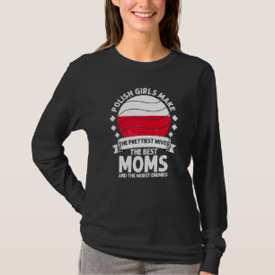 Polnische Mutter Polen Muttertag Mama Polnisch Ame T-Shirt