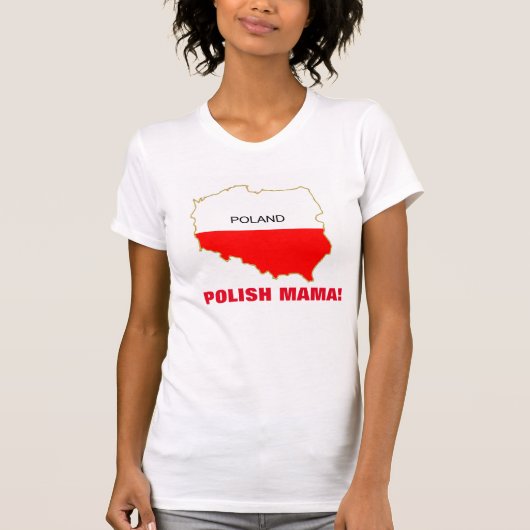 POLNISCHE MUTTER! T-Shirt (Vorderseite)