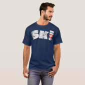 Polnische Nachnamen SKI Polen Populärname Dyngus T-Shirt (Vorne ganz)