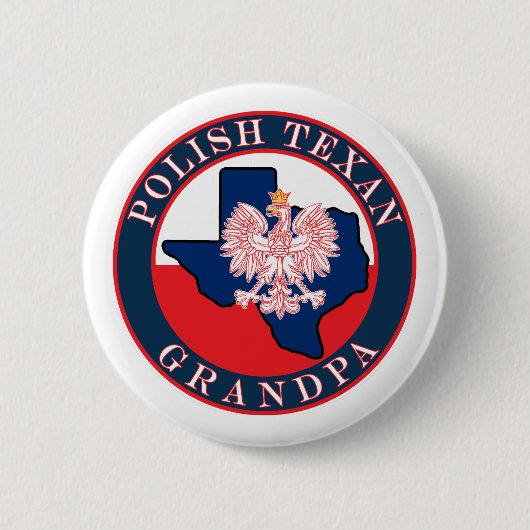 Polnische Opa-Runde Button (Vorderseite)