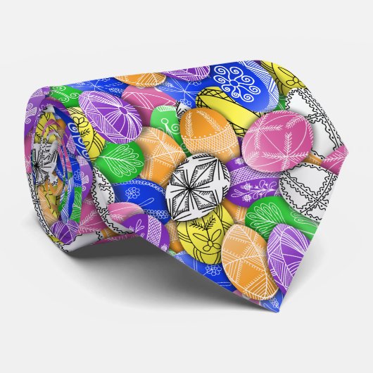 polnische Osterei-Krawatte Krawatte (Gerollt)