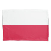 Polnische Patriotische Single-Pillowcase-Flagge Kissenbezug (Vorderseite)