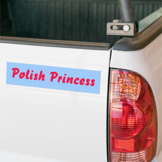 Polnische Prinzessin Autoaufkleber (Auf Lkw)