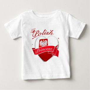 Polnische Prinzessin Baby T-shirt