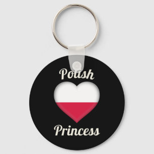 Polnische Prinzessin Keychain Schlüsselanhänger