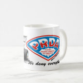 Polnische Rennfahrer von Amerika PRDA Kaffeetasse (VorderseiteRechts)