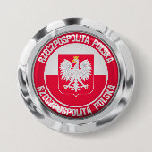 Polnische Runde Button (Vorderseite)