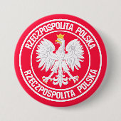 Polnische Runde Button (Vorderseite)