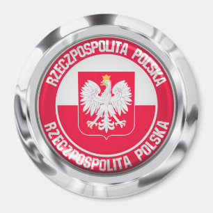 Polnische Runde Magnet