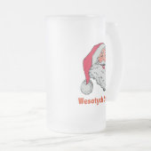 Polnische Sankt Mattglas Bierglas (VorderseiteRechts)