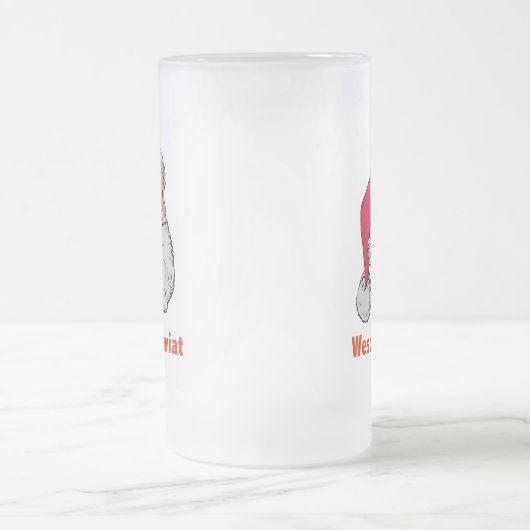 Polnische Sankt Mattglas Bierglas (Mittel)