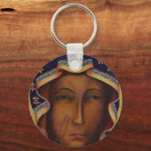 Polnische Schwarze Madonna Czestochow Jungfrau Schlüsselanhänger (Vorderseite)