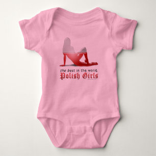 Polnische Silhouette Baby Strampler