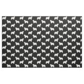 Polnische Silhouetten Schafhunde Hunde Gemustert Stoff (Fat Quarter (45,7 x 55,9 cm))
