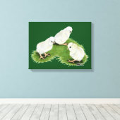 Polnische Splash Chips Leinwanddruck (Insitu (Holzboden))