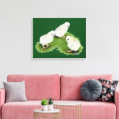 Polnische Splash Chips Leinwanddruck (Insitu (Wohnzimmer))