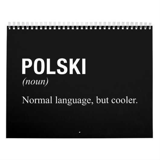 POLNISCHE Sprache Kalender (Titelbild)