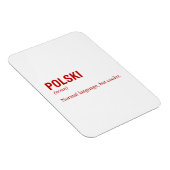 POLNISCHE Sprache Magnet (Rechte Seite)