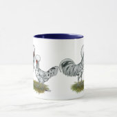 Polnische Spritzen-Hühner Tasse (Zentrum)