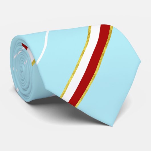 Polnische Striphalsbinde Krawatte (Gerollt)