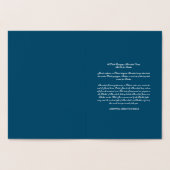 Polnische Synagoge Hanukkah Lamp Foil Card Folienkarte (Innenseite)