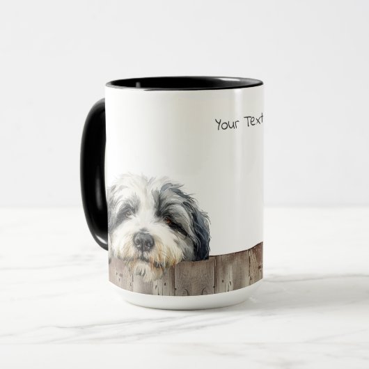 Polnische Tasse Lowland Sheepdog (Vorderseite Links)
