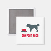 Polnische Tatra Sheepdog Magnet (Vorderseite/Rückseite)