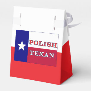 Polnische Texan-Texas-Flagge Geschenkschachtel